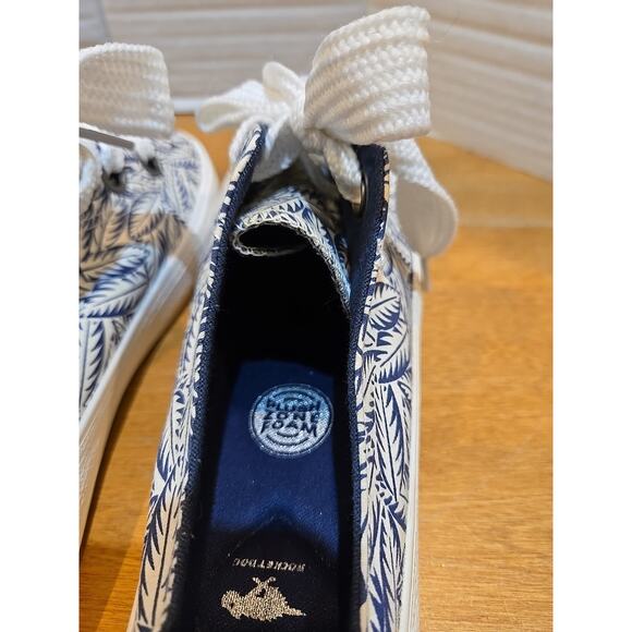 Rocket Dog Women's Size 7.5 Slip On Palm Tree Floral Beach Preppy Spring Summer - Picture 8 of 12